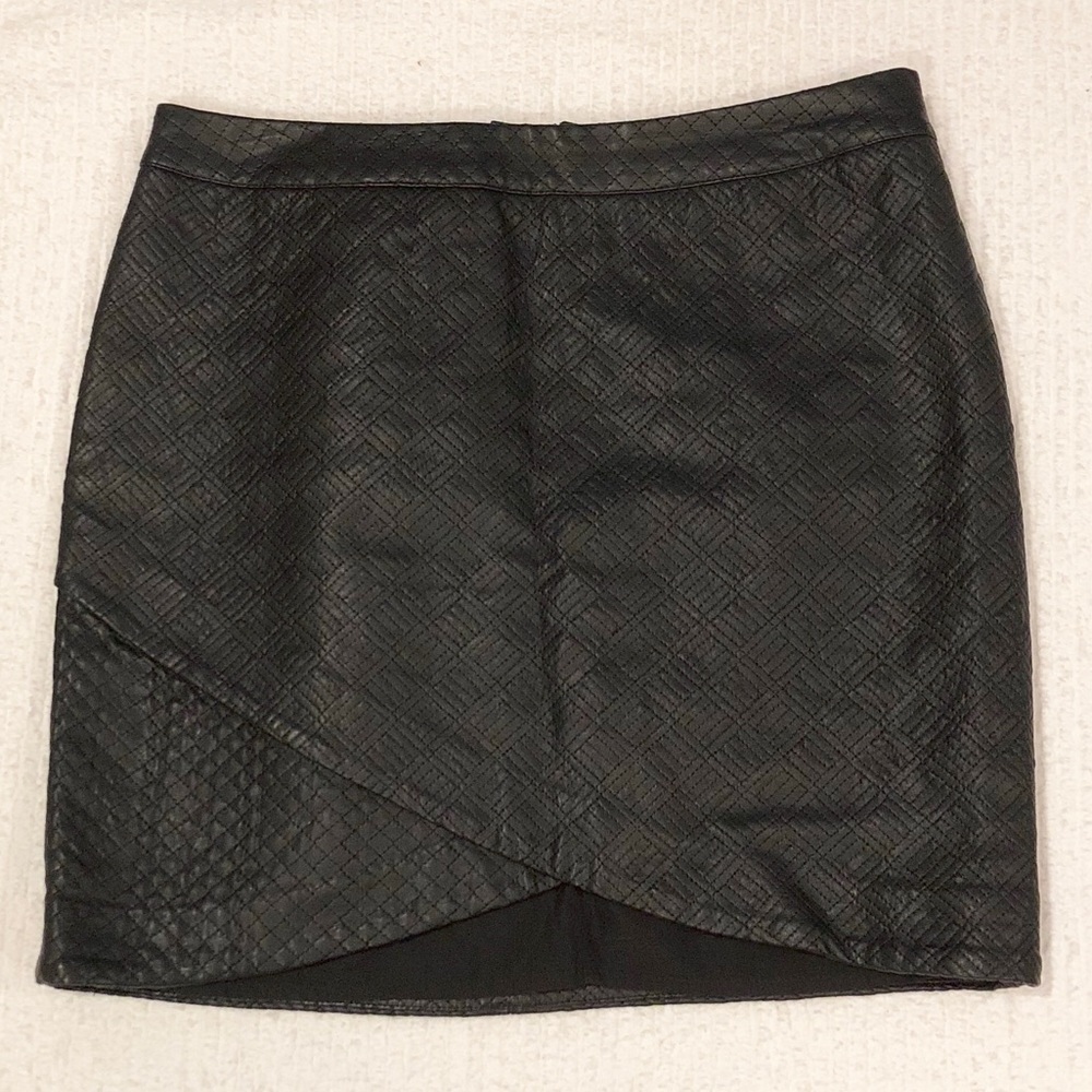 Mossimo Supply Co. | Black Faux Leather Mini Skirt